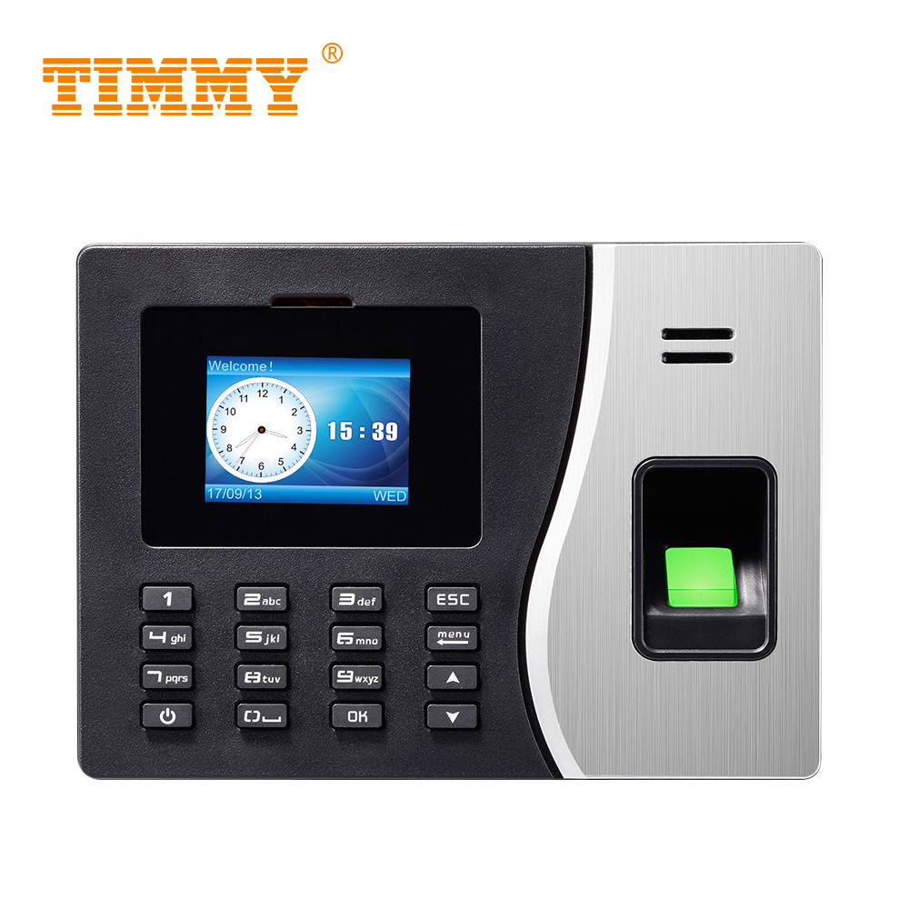 TCP/IP TM02 Smart Attendance Clock Employee Recording Device Electronic Machine Biometric Finger print Time Attendance