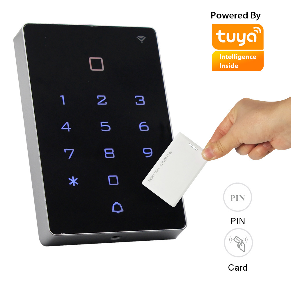 Waterproof Keypad Access Control Wifi Tuya Rfid Card Readers Access Control