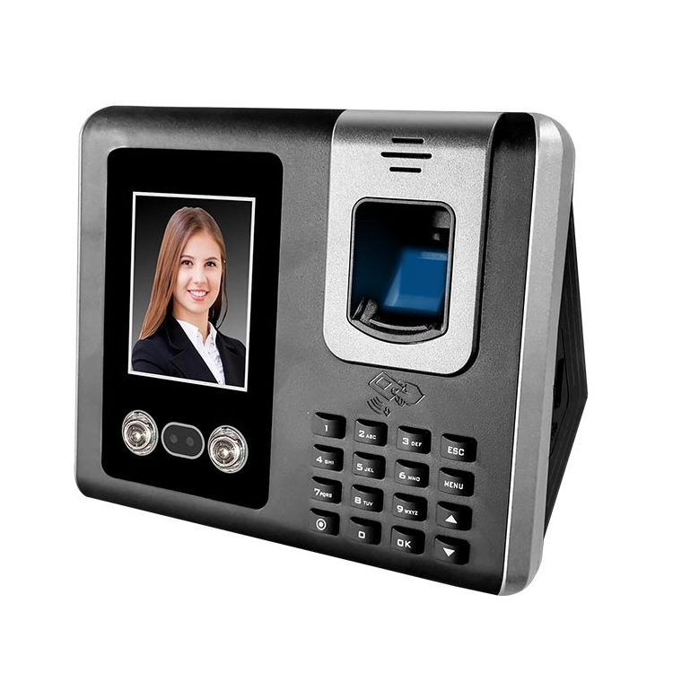 Time clock system password wifi remote cloud personnel biometric fingerprint face scanner detection attendance control device