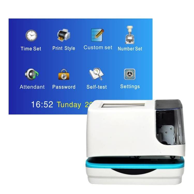 Digital WIFI electronic Time And Date Product Automatic Date Time Stamp Machine