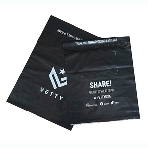 38*52cm Wholesale biodegradable plastic express courier poly mailers shipping envelopes custom black mailing bags