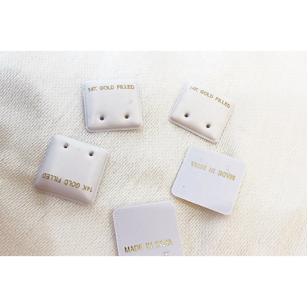 Factory Manufacture Wholesale Logo Custom Jewelry puff pad Card Printing Earring Cards Jewelry Ring Holder Card