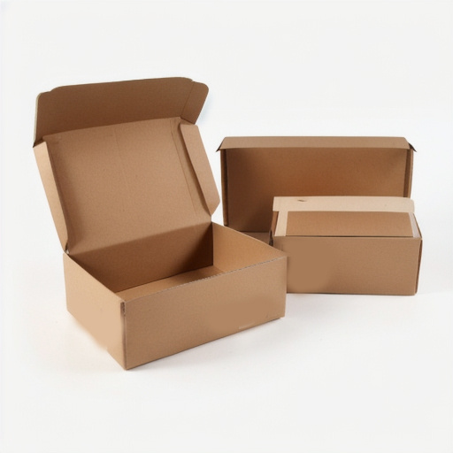 Eco-friendly Recycle brown kraft paper folding mailer box corrugated cardboard box custom logo shipping boxes