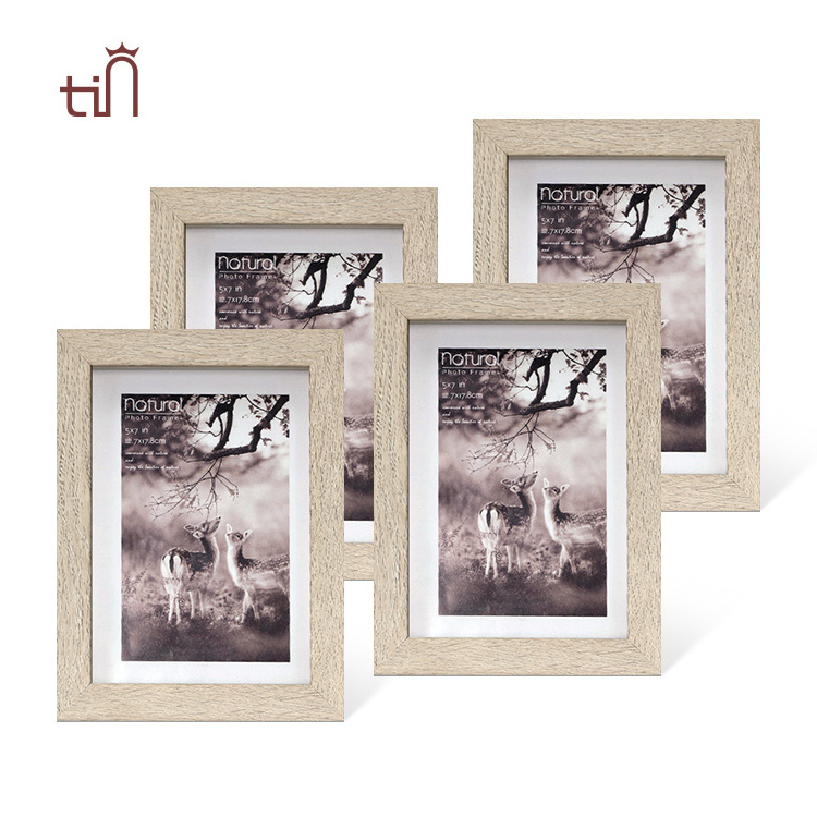 Hot Selling simple White And Customize Low Price Nature Plastic Photo picture Frames Marco De Foto