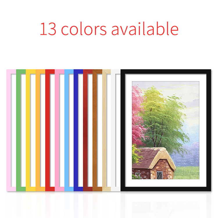 Hot Classic A4 A3 4*6 5*7 6*8 8*10 30*30 Customize Wood Poster Wall Hanging Picture Photo Frame