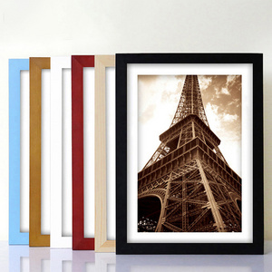 Hot Classic A4 A3 4*6 5*7 6*8 8*10 30*30 Customize Wood Poster Wall Hanging Picture Photo Frame