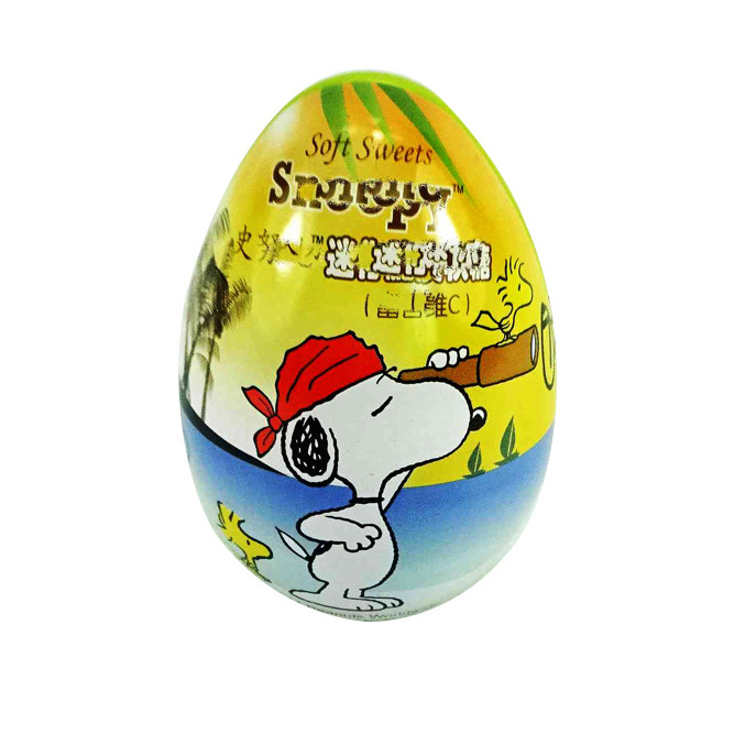 OEM Service Special Egg Shape Candy Tin Box