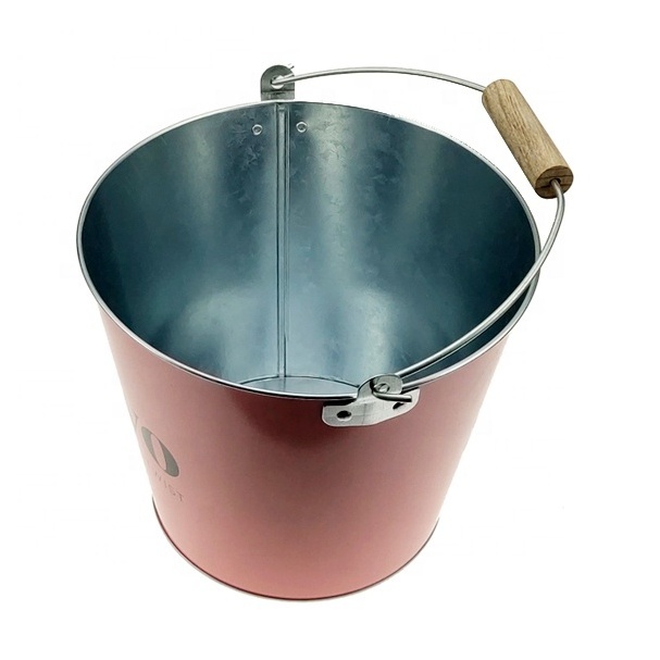 Stock 5L 8L Round Small Metal Beer Wine Champagne Galvanized Ice Bucket with Bottle Opener