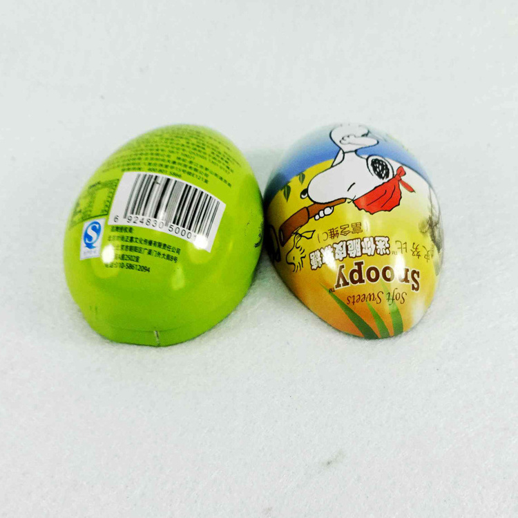 OEM Service Special Egg Shape Candy Tin Box