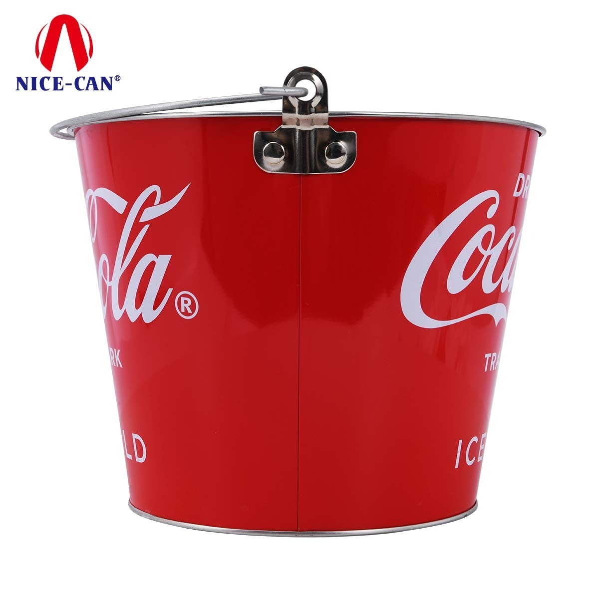 Outdoor corona 6 bottles beverage metal buckets tin party beer buckets cooler custom logo print wine and cola ice bucket of beer