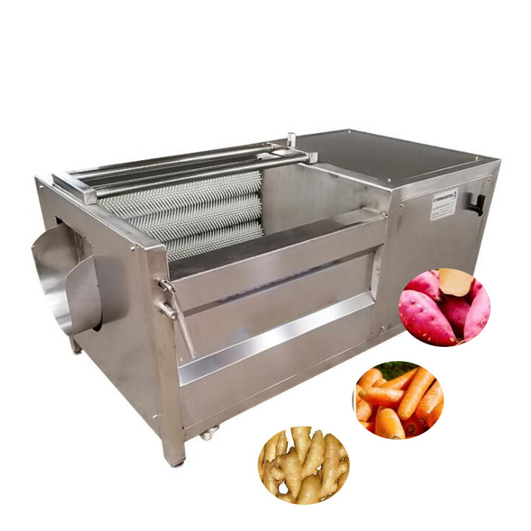 Hot sale cassava peeling and washing machine potato brush washer automatic potato peeling machine