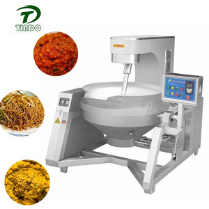 Automatic Industrial Tiltable Bean Paste Biryani Cooking Mixing Cooker Machine