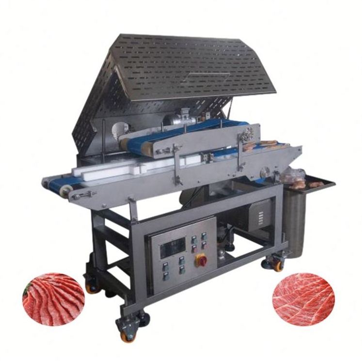 Slicing Machine For Fresh Meat Fresh Meat Cutting Machine Fully Automatic Electric Meat Thin Slicer