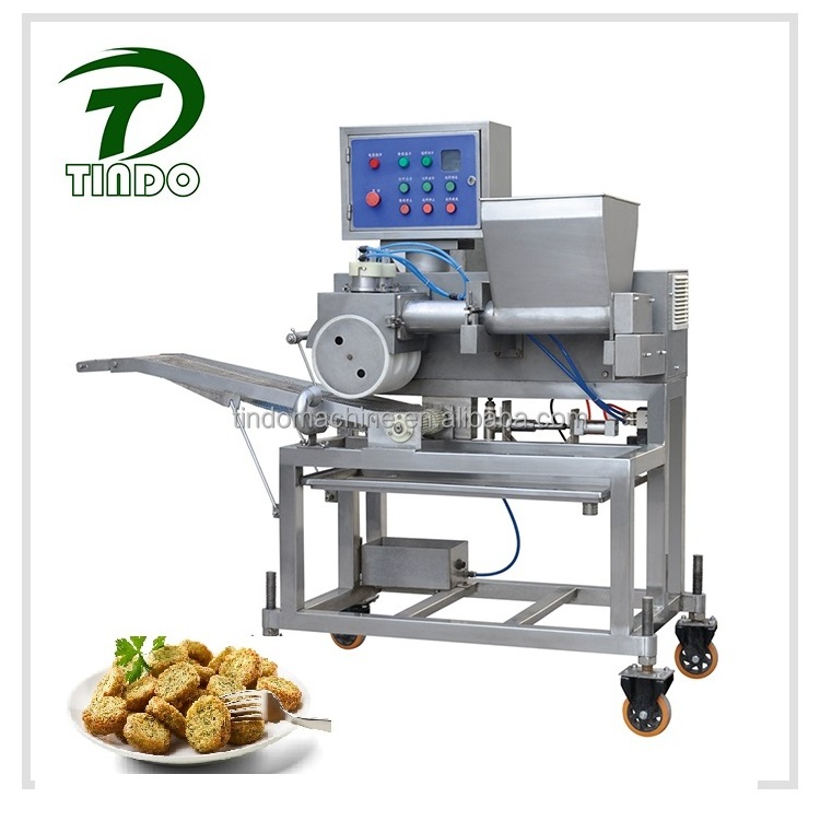 Automatic Food Making Machine Patty Nugget Cutlets Forming Machinery Chicken Nugget Production Line