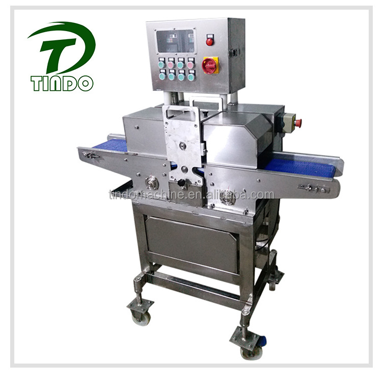 Industrial Fresh Meat Strip Cutter Chicken Breast Slicing Cutting Machine Automatic Fish Fillets Cutter Hot Sale