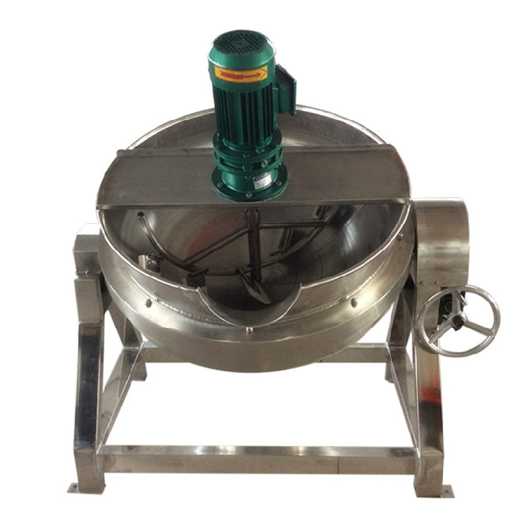 gas cooking pot Electric Gas Steam Tilting Mixer Cooking Equipment cooking candy kettle with mixer