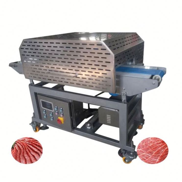 Slicing Machine For Fresh Meat Fresh Meat Cutting Machine Fully Automatic Electric Meat Thin Slicer