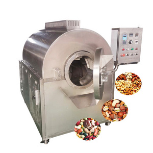 factory nuts roaster electric chestnuts roaster machine Commercial drum rotary peanut roasting machine