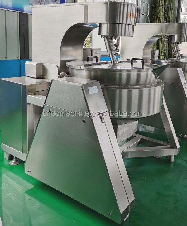 Industrial Vacuum Jacketed Kettle/Steam Cooker/Jacketed Pot With Agitation Corn Sirup Sugar Syrup Mixing Kettle Cooking Kettle