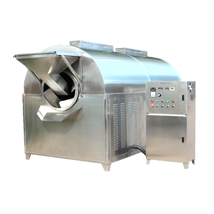 factory nuts roaster electric chestnuts roaster machine Commercial drum rotary peanut roasting machine