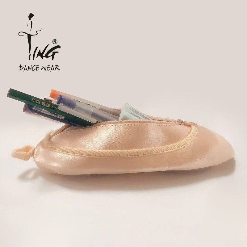 TING Dance champagne souvenir reward items pencil bag encourages children to taste ballet shoes pencil pouch