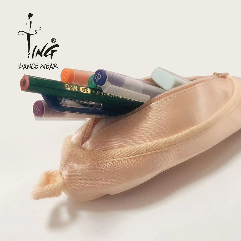 TING Dance champagne souvenir reward items pencil bag encourages children to taste ballet shoes pencil pouch