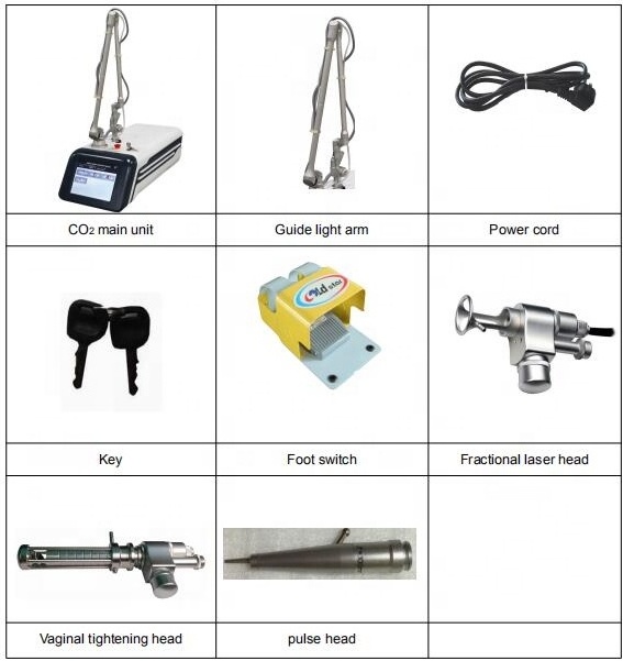 Desktop co2 laser fractional laser for vaginal treatment machine laser co2 fraccionado