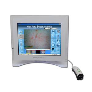 Portable hair and scalp analyzer / hair skin analysis device