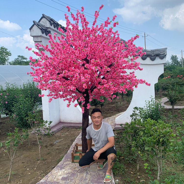 180cm Giant Japanese pink cherry blossom Sakura tree with real like fabric flower