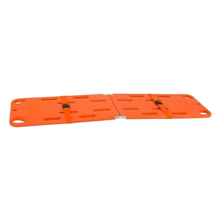 Double Fold Rescue Lifeguard Transfer Patient Folding Spine Board for Emergency