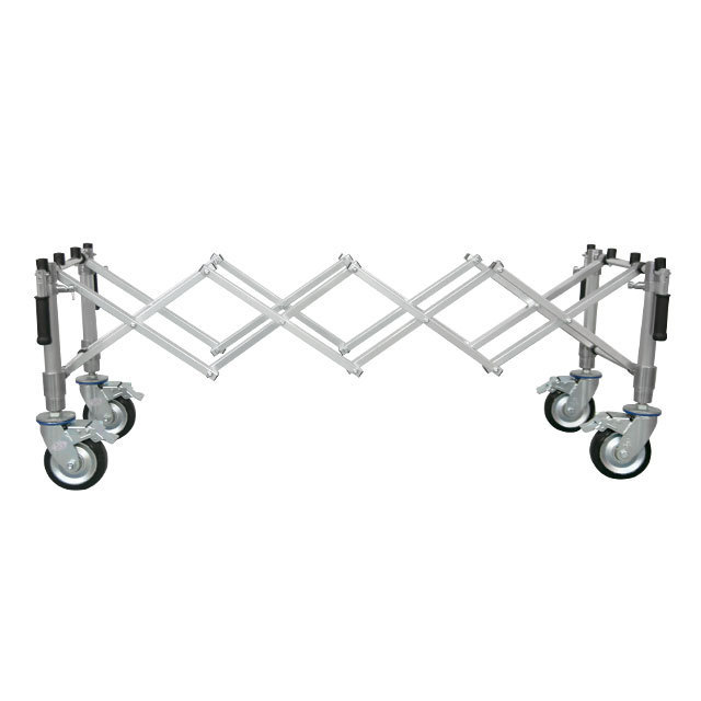 Hot selling aluminum coffin trolley coffin stretcher casket cart funeral trolley