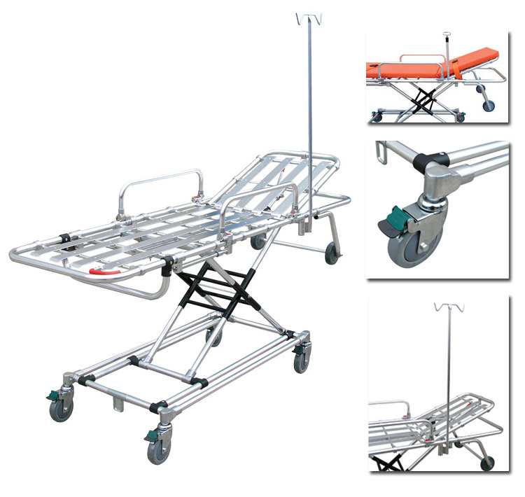 Operation Room Transfer Ambulance Car Used Stretcher for Ambulance Machinery First-aid Devices Free Spare Parts Class I 40.5kg.