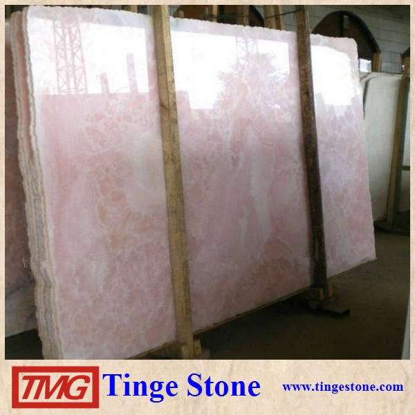 Pink Onyx Marble Slab With Factory Price