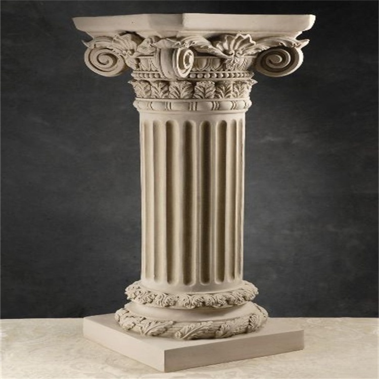 Carved marble statue outdoor pillars for garden gazebo