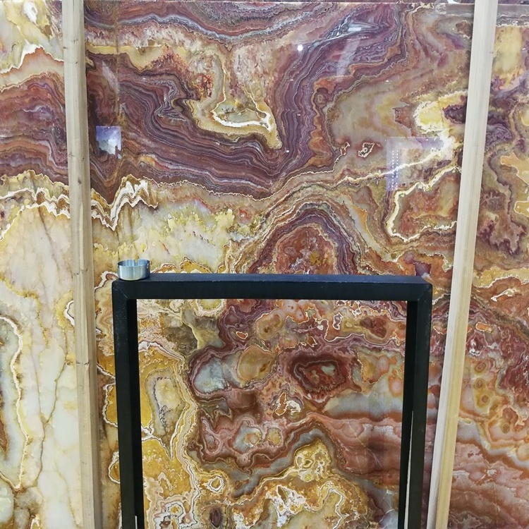 factory direct natural stone good quality yellow honey onyx marble floor tiles brown marble slab tiger onyx