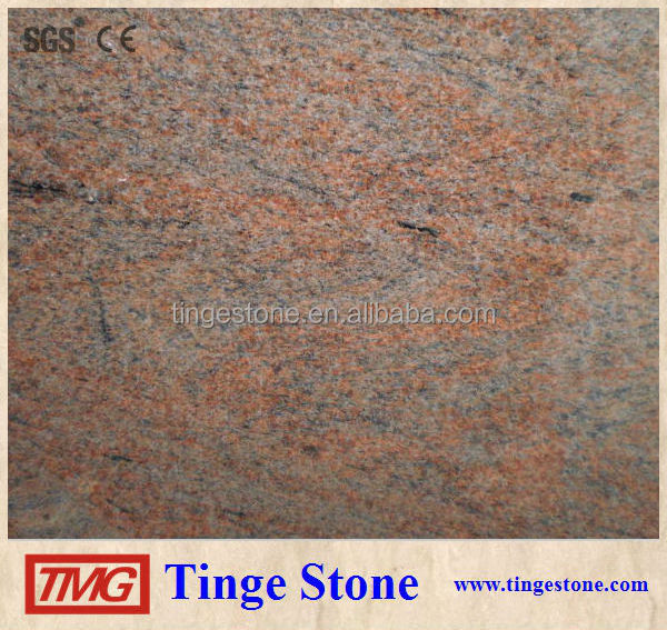 Granite Raw Block Multicolor Red Granite Block