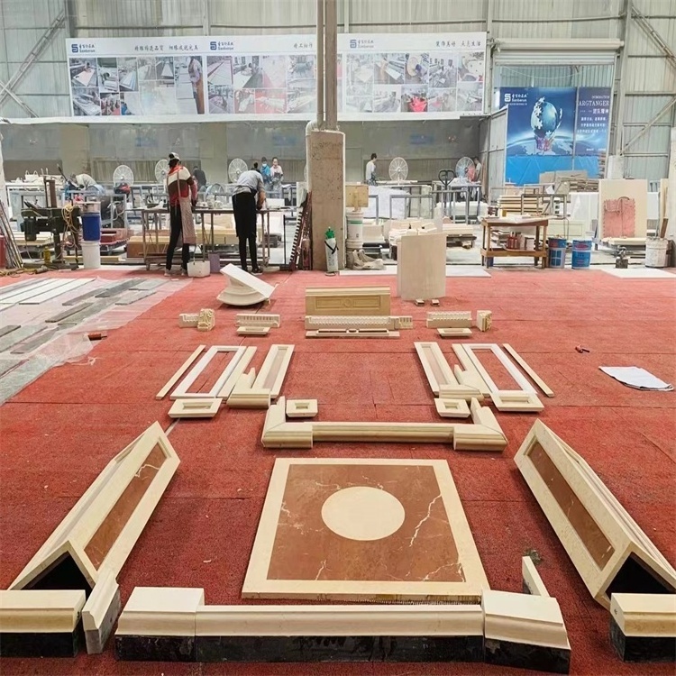 natural carved stone marble altar table for church