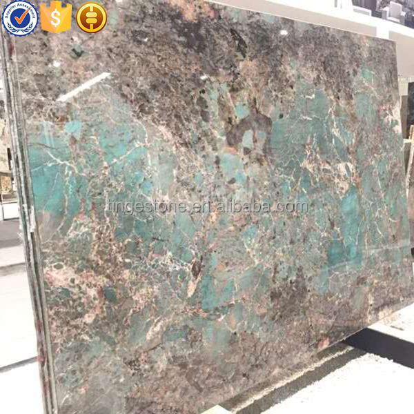 Brazil beauty amazonite granite stone for kitchen top