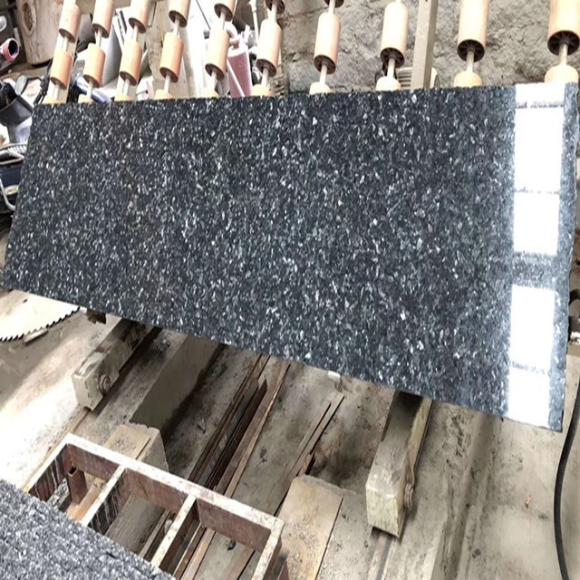 Polished pearl blue granite Norway granite