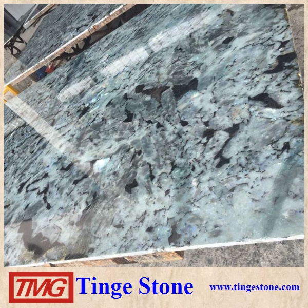 Beautiful Labradorite blue granite for countertop