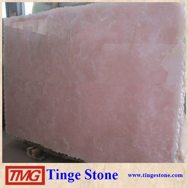 Pink Onyx Marble Slab With Factory Price