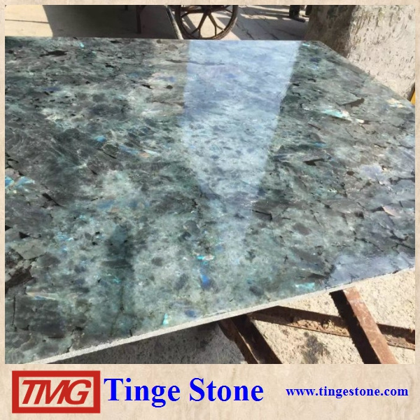 Beautiful Labradorite blue granite for countertop