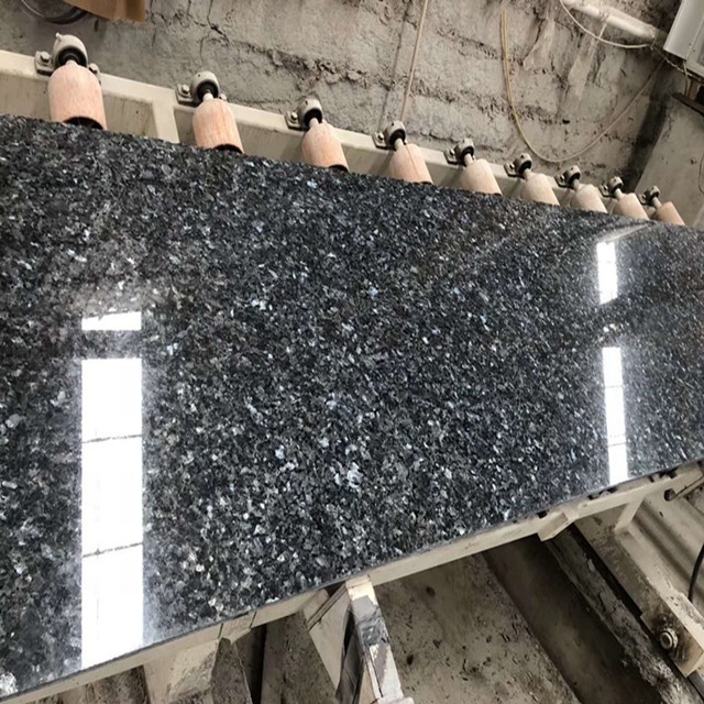 Polished pearl blue granite Norway granite