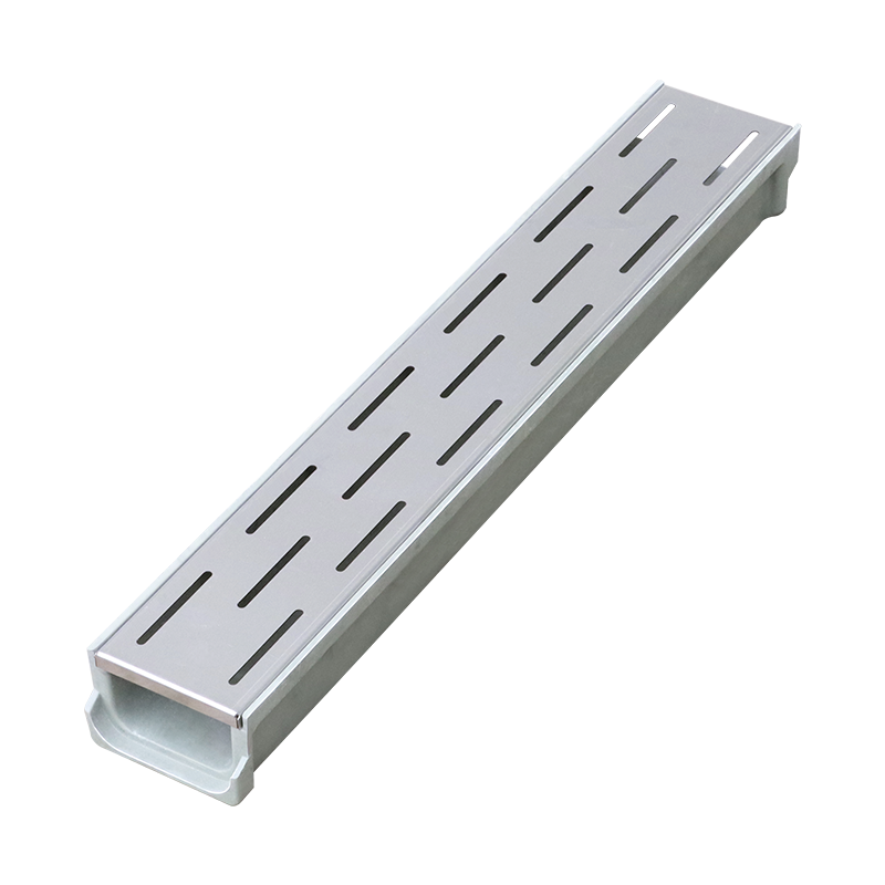 Linear gutter U-groove stainless Steel gap galvanized grating cover plate Finished sewage cover plate Drain grate