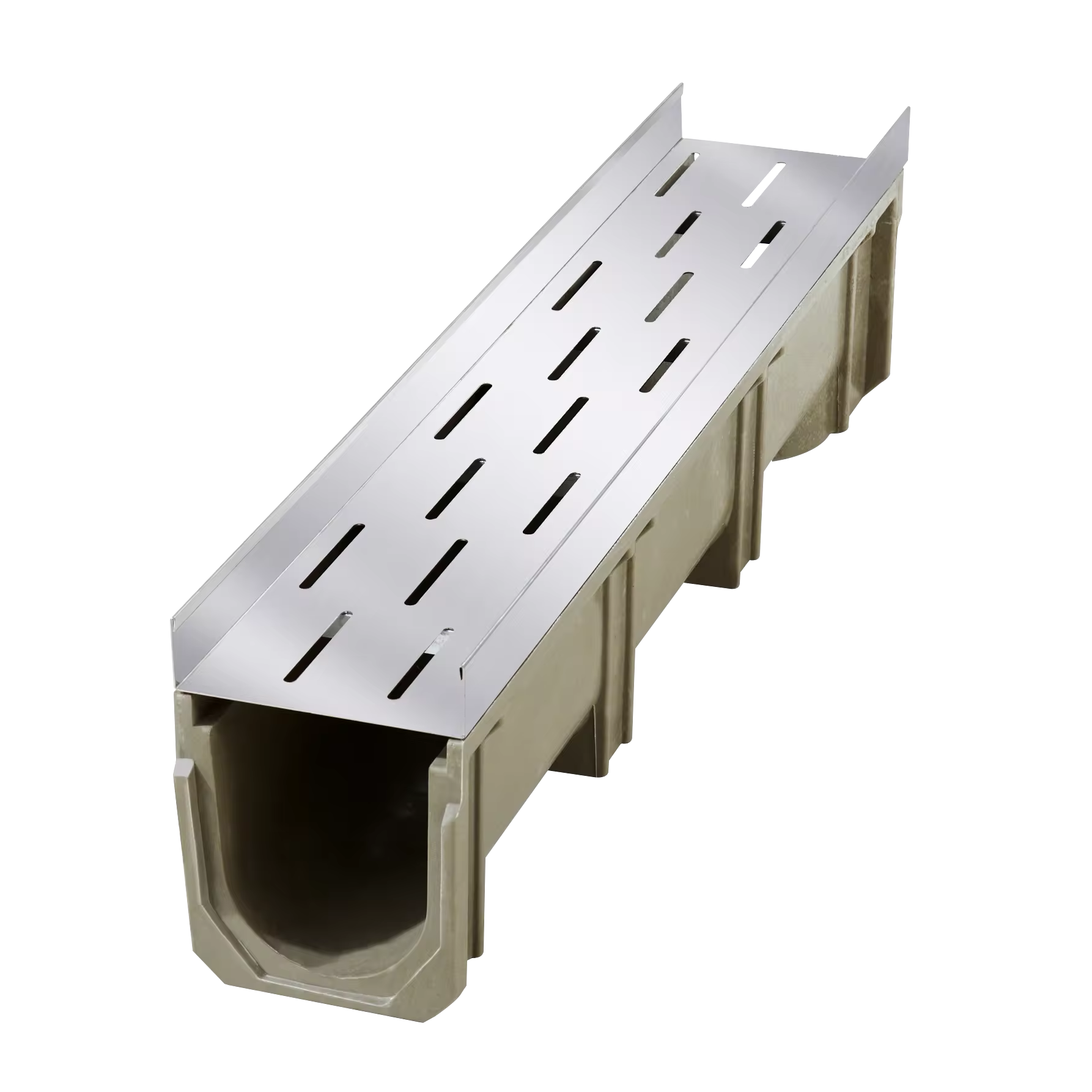 Resin-concrete gutters Rainwater gutters Stainless steel building materials gutters