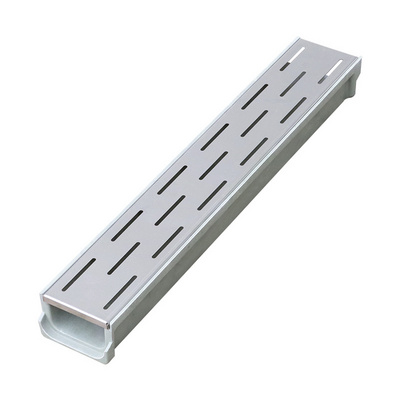 Linear gutter U-groove stainless Steel gap galvanized grating cover plate Finished sewage cover plate Drain grate