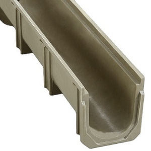 Professional factory Polymer Concrete Trench Linear Drain Channel For Pavement Drainage