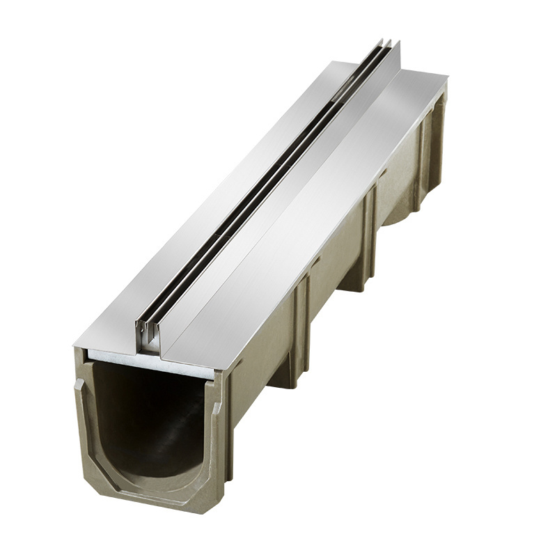 Low Price Brushed Finish  Stainless Steel Linear Floor Trench Drain Grating Cover for Kitchen