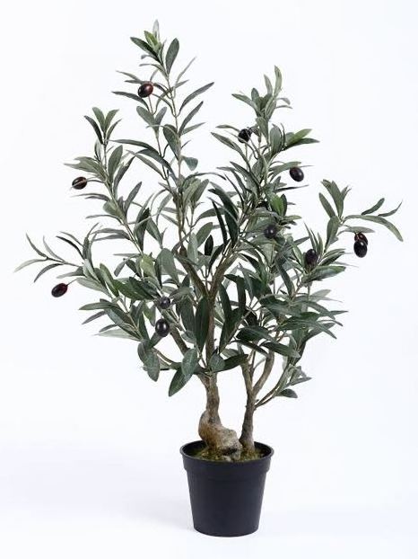 Indoor decor faux plant silk leaf artificial olive tree bonsai plants plastic tree  for home use