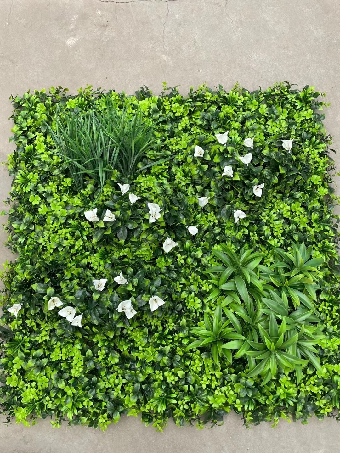 50*50cm artificial grass wall outdoor artificial leaf plant background hedge green grass wall